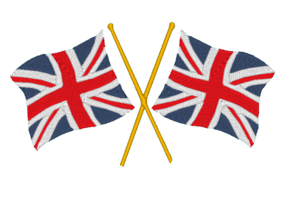 Crossed Union Flags