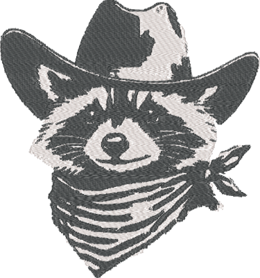 Racoon Cowboy