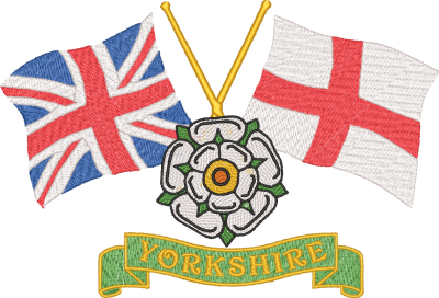 Union Jack St George Yorkshire Rose