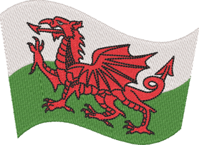 Welsh Dragon Flag