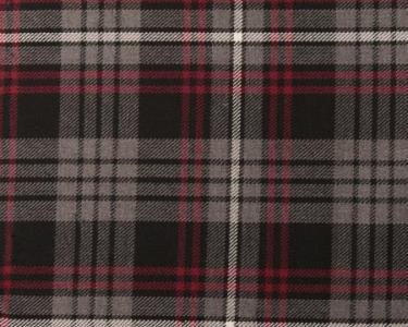 Auld Lang Syne Grey Tartan Whiterig Truck Curtains