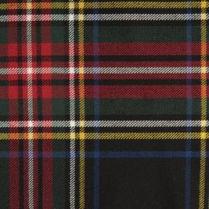 Stewart M Black Tartan Whiterig Truck Curtains