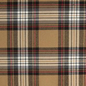 Stewart M Camel Tartan Whiterig Truck Curtains