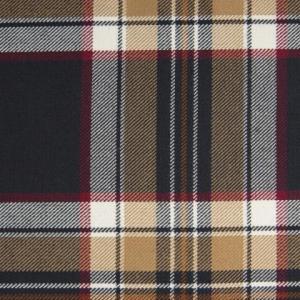 Stewart M Navy Tartan Whiterig Truck Curtains