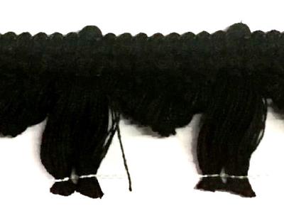 Black Tassel Trim Whiterig Truck Curtains