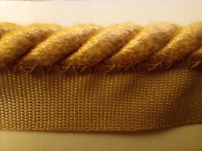 Gold Rope Flange Trim Whiterig Truck Curtains
