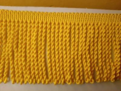 Medium Yellow Bullion Trim Whiterig Truck Curtains